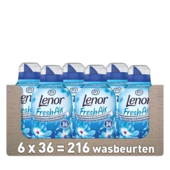 Hot 6x Wasverzachter Fresh Air Ochtendfris 36 Wasbeurten 504 ml Wasverzachter