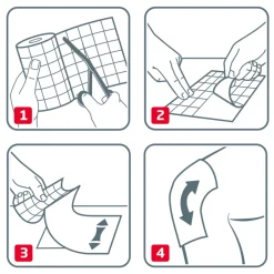 3x Fixomull® Stretch Fixatiepleister 2 m x 10 cm^Leukoplast Hot