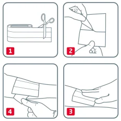 10x Pleister Elastiek 1 meter^Leukoplast New