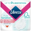 8x Pure Sensitive Ultra+ Maandverband met vleugels 12 stuks^Libresse Clearance