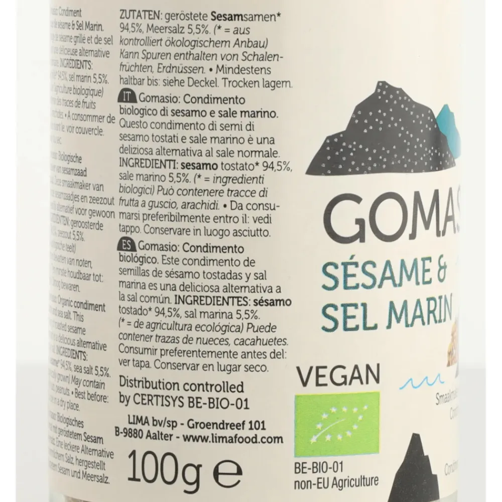 Kruiden<Lima 6x Gomasio Original Strooibus 100 gr