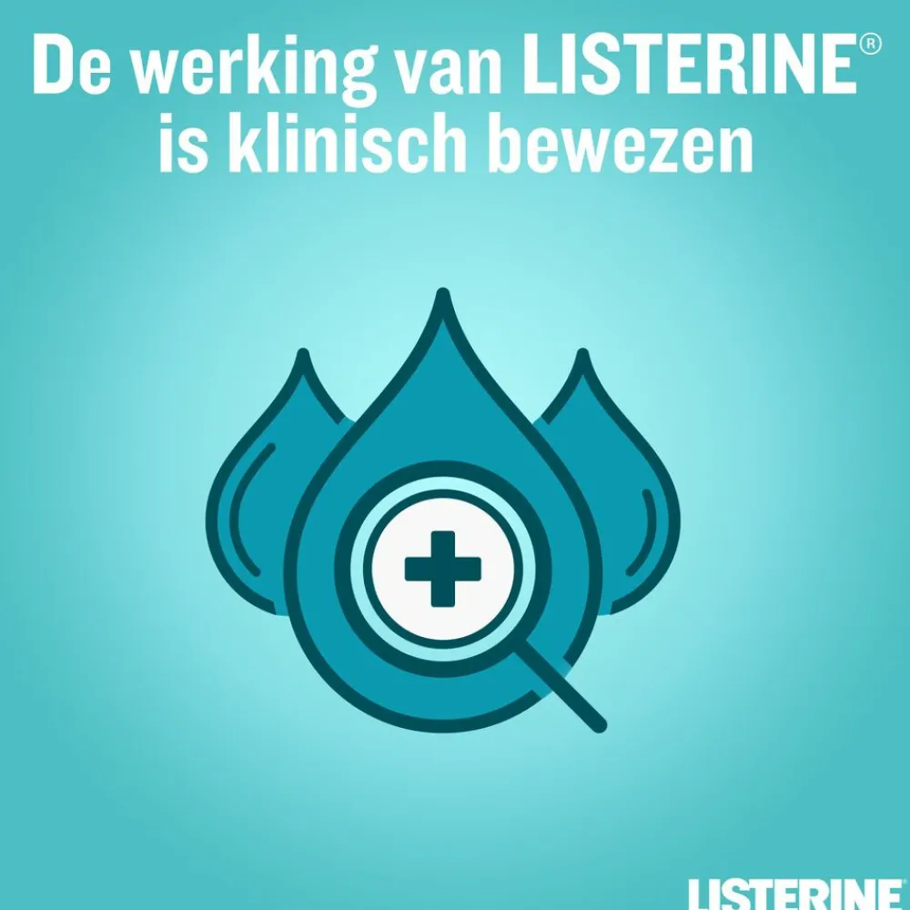 Spoelen & Poetsen<Listerine 3x Mondwater Cool Mint Milde Smaak Zonder Alcohol 500 ml