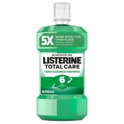 Spoelen & Poetsen<Listerine 3x Mondwater Total Care Tandvleesbescherming 500 ml