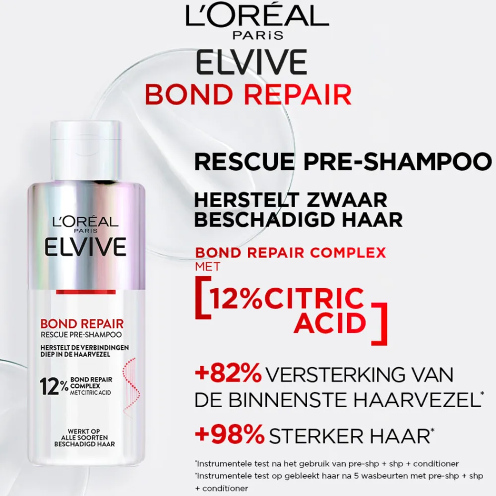 Shampoo<LOréal 6x L'Oréal Elvive Bond Repair Pre-Shampoo 200 ml