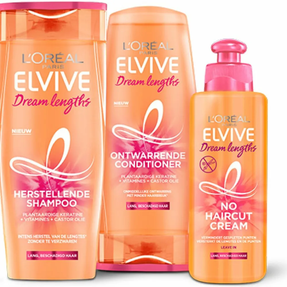 Haarstyling<LOréal 6x L'Oréal Elvive Dream Lengths No Haircut Cream 200 ml