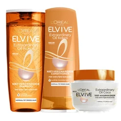 Hot 6x L'Oréal Elvive Extraordinary Oil Haarmasker Kokos 300 ml Haarverzorging