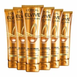 New 6x L'Oréal Elvive Extraordinary Oil Oil-in-cream 150 ml Haarverzorging