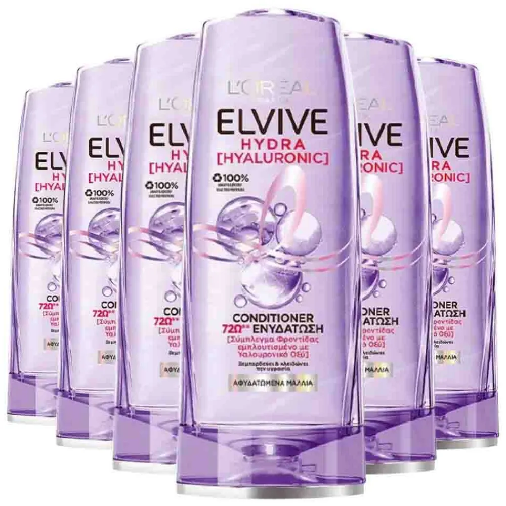 Conditioner<LOréal 6x L'Oréal Elvive Hydra Hyaluronic Conditioner 300 ml