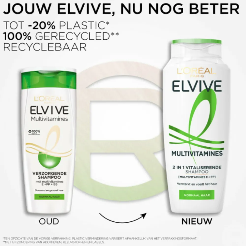 Best 6x L'Oréal Elvive Multivitamines Shampoo 250 ml Shampoo