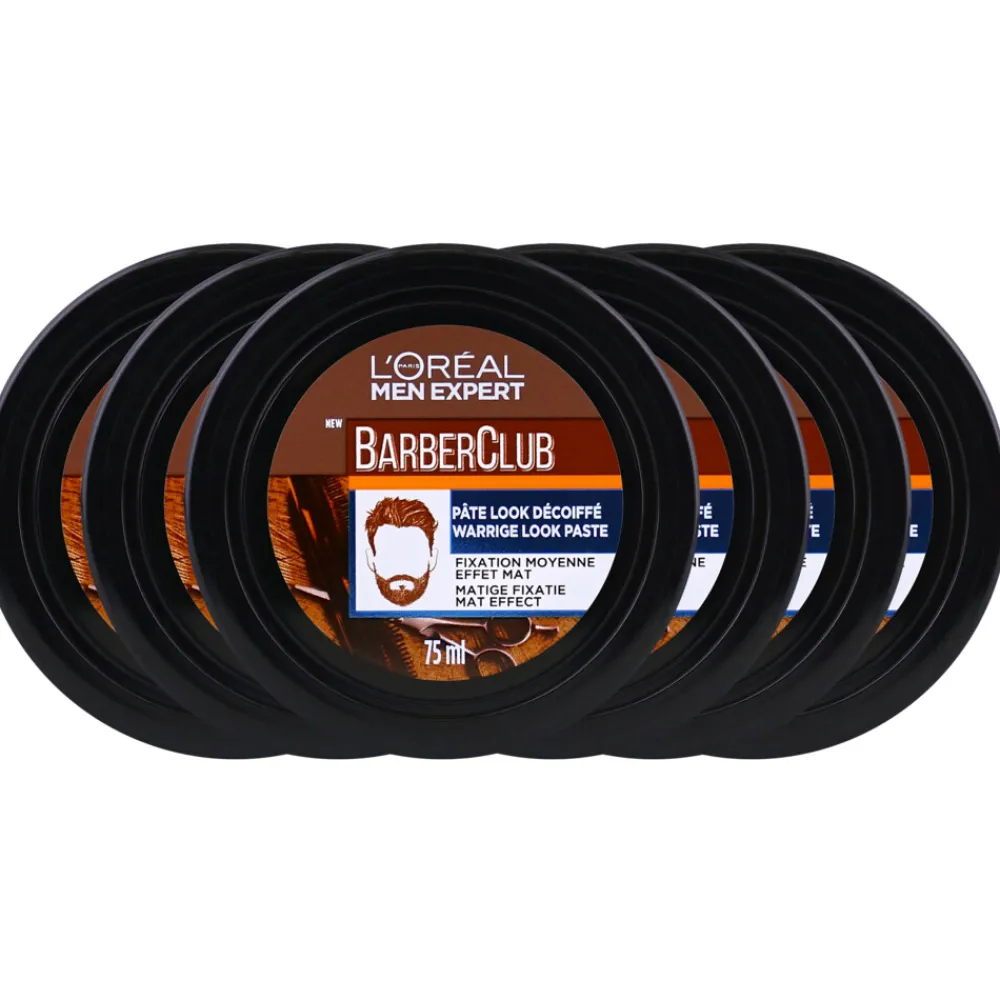 6x L'Oréal Men Expert BarberClub Styling Paste 75 ml^LOréal