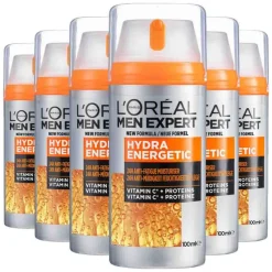 6x L'Oréal Men Expert Hydra Energetic Hydraterende Dagcrème 100 ml^LOréal Discount
