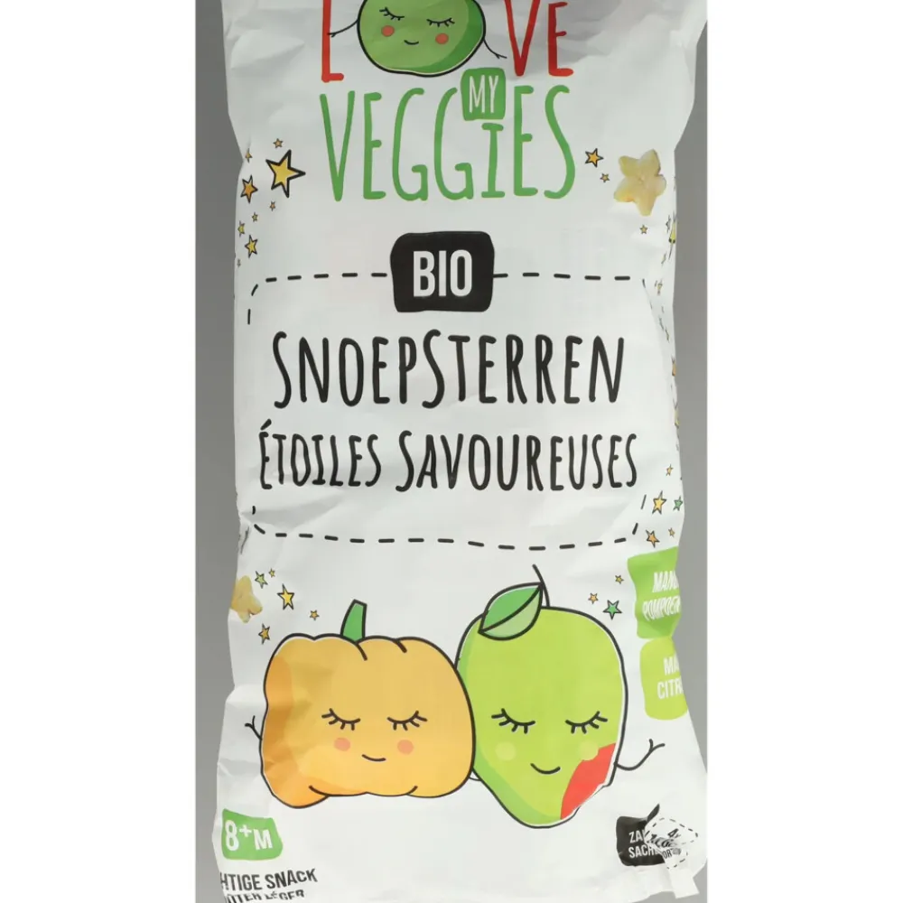 Outlet 4x Multipack Snoepsterren Mango Pompoen 4x15 gr Baby & Peutervoeding