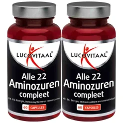 2x Aminozuren Compleet + Vitamine B6 60 capsules^Lucovitaal New