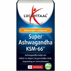 3x Ashwagandha KSM-66 Super 30 capsules^Lucovitaal