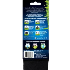 4x Bamboe Sok Lang Zwart Maat 35-38 1 paar^Lucovitaal Hot