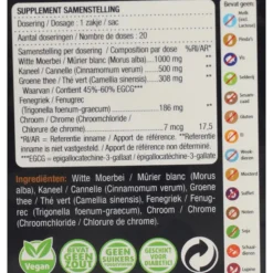 Hot 3x Bloedsuikerspiegel Thee 20 zakjes Thee