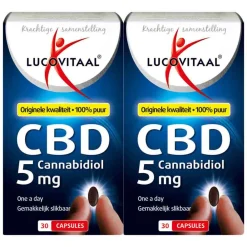 2x CBD Cannabidiol 5 mg 30 capsules^Lucovitaal New