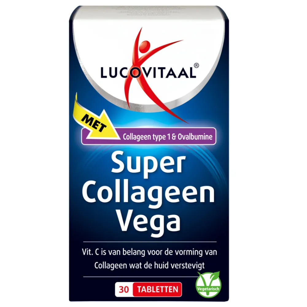 Discount 3x Collageen Vega Super 30 tabletten Voor Vrouw Of Man
