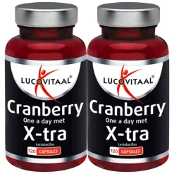 2x Cranberry X-tra One a Day 120 capsules Speciale Bestanddelen
