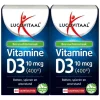 Vitaminen<Lucovitaal 2x D3 10 mcg (400Ie) Vitamine Vegan Kauwtabletten 60 kauwtabletten