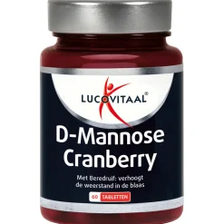 3x D-Mannose Cranberry Blaasfunctie 60 tabletten^Lucovitaal Outlet