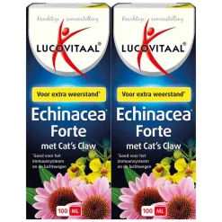 Weerstand & Energie<Lucovitaal 2x Echinacea Forte met Cat's Claw 100 ml