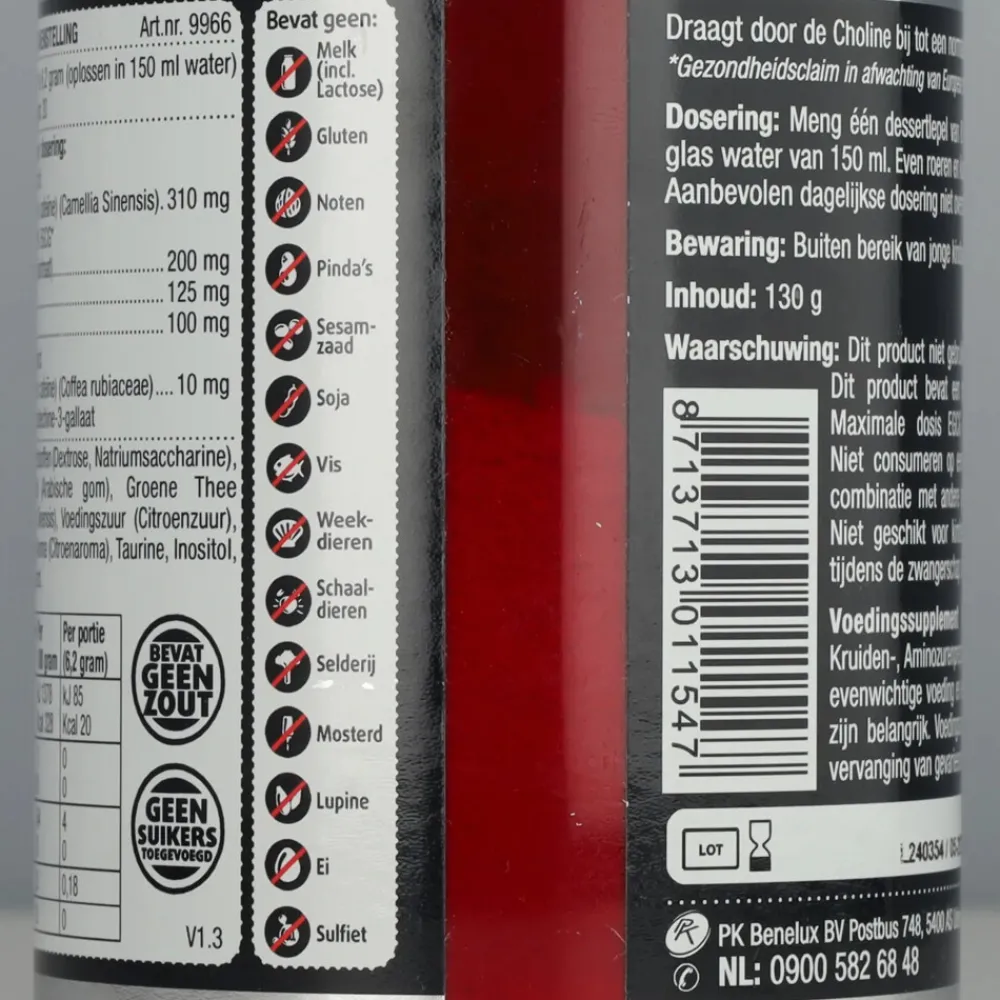 Afslankpillen<Lucovitaal 6x Groene Thee Ideaal Gewicht Poeder 130 gr