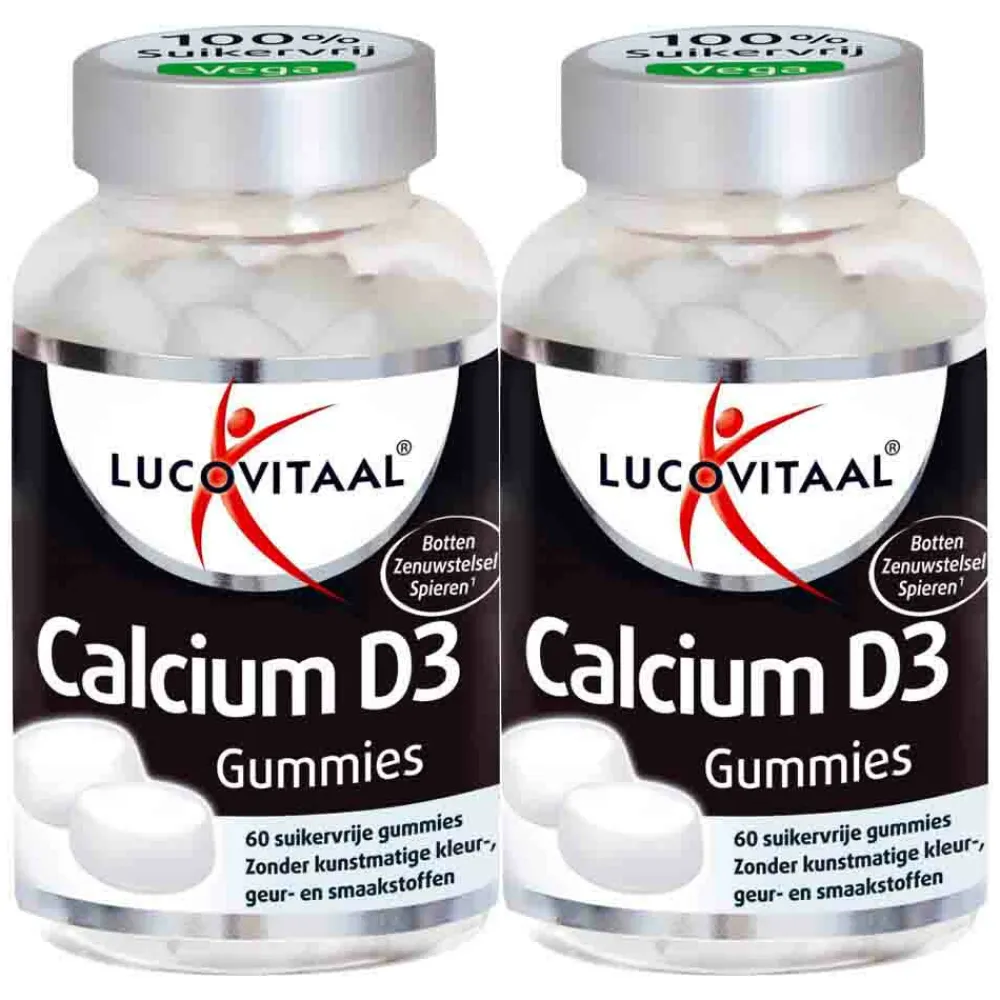 Outlet 2x Gummies Calcium D3 60 gummies Mineralen