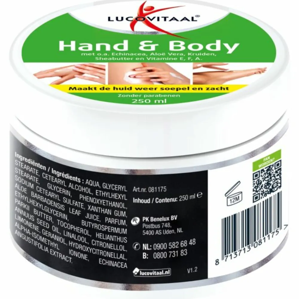 Clearance 2x Hand en Body Crème Echinacea & Aloë Vera 250 ml Huidverzorging