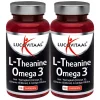 Discount 2x L-theanine Omega 3 90 capsules Rustgevend & Slapen