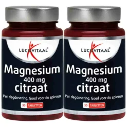 Online 2x Magnesium Citraat 400mg 30 tabletten Mineralen