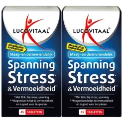 2x Magnesium Spanning, Stress en Vermoeidheid 45 tabletten Rustgevend & Slapen