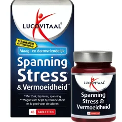 2x Magnesium Spanning, Stress en Vermoeidheid 45 tabletten Rustgevend & Slapen