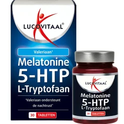 2x Melatonine 5-HTP L-Tryptofaan 30 tabletten Speciale Bestanddelen