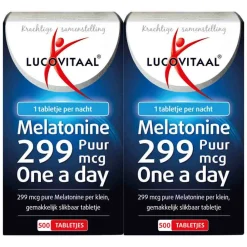 Speciale Bestanddelen<Lucovitaal 2x Melatonine Puur 0.299mg 500 tabletten