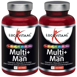 Mineralen<Lucovitaal 2x Multi + Compleet Man 120 tabletten