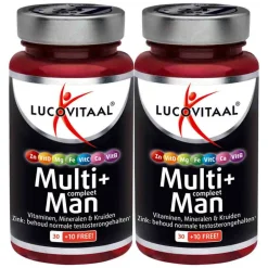 2x Multi + Compleet Man 40 tabletten^Lucovitaal Best