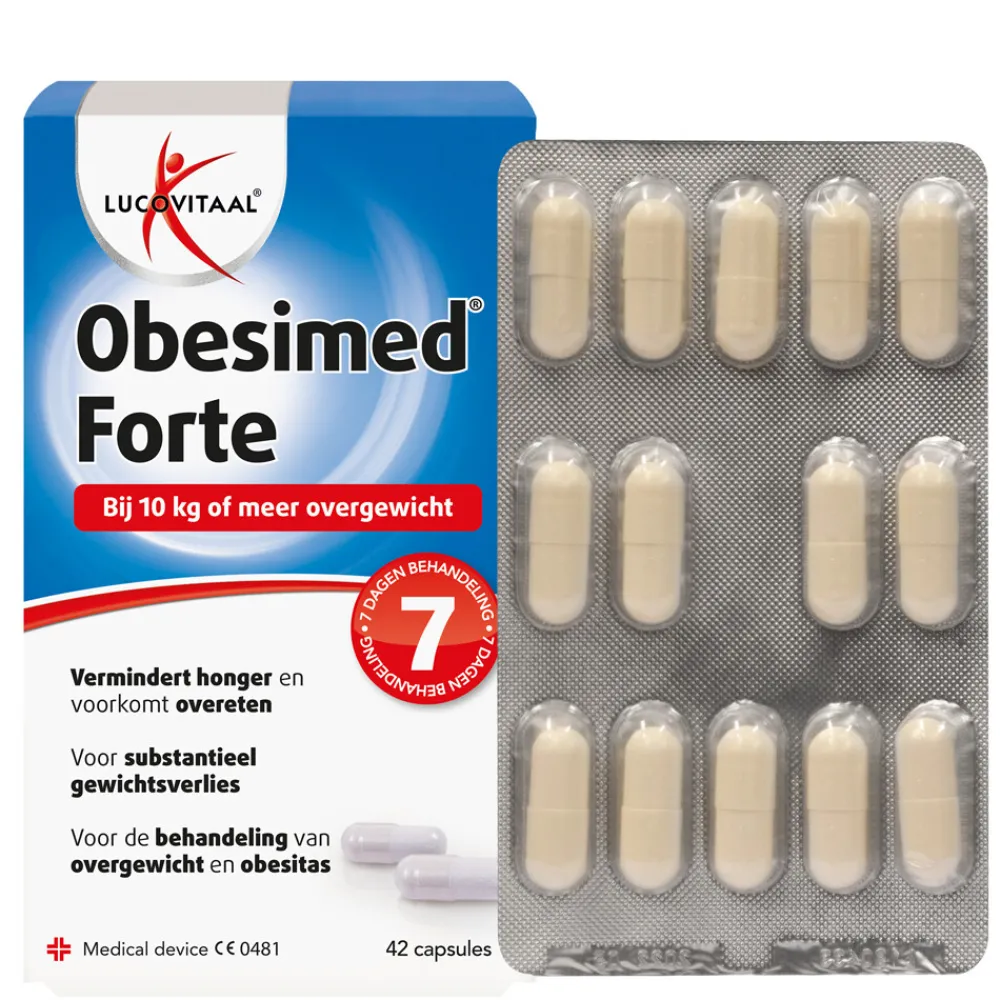 Outlet 2x Obesimed Forte 42 capsules Afslankpillen