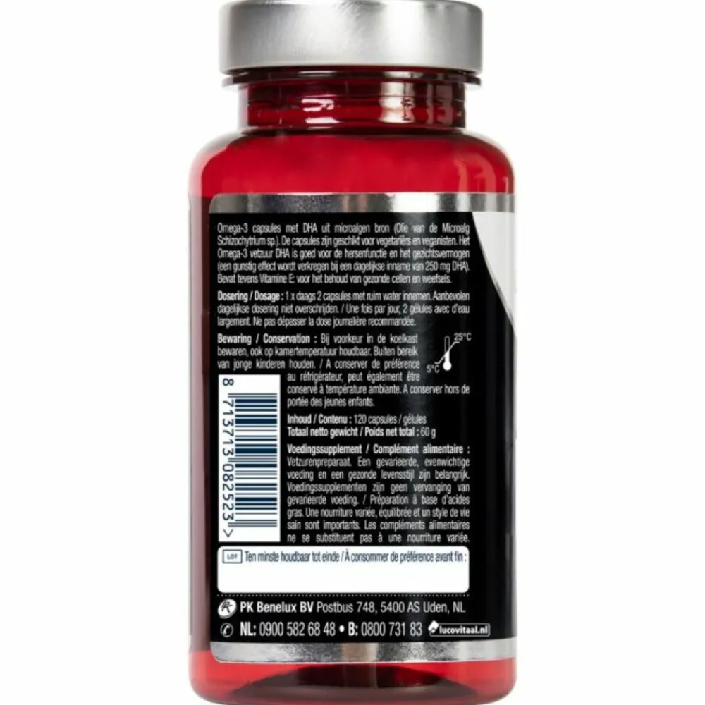Hart, Bloed & Cholesterol|Speciale Bestanddelen<Lucovitaal 2x Omega 3 Vetzuren 120 capsules