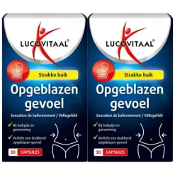 2x Opgeblazen Gevoel 30 capsules^Lucovitaal Outlet