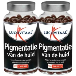 Voor Vrouw Of Man<Lucovitaal 2x Pigmentatie van de Huid 120 capsules