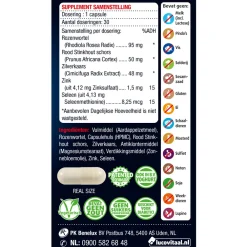 3x Prostavital Prostaat Potentie en Urinewegen 30 capsules^Lucovitaal Sale