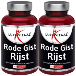 2x Rode Gist Rijst 360 tabletten^Lucovitaal Discount