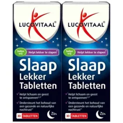 Rustgevend & Slapen<Lucovitaal 2x Slaap Lekker 30 tabletten