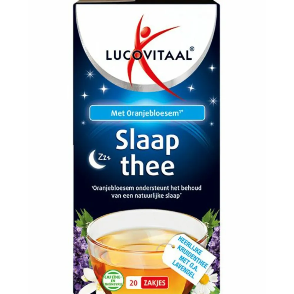 Thee<Lucovitaal 3x Slaap Thee Vegan 20 stuks