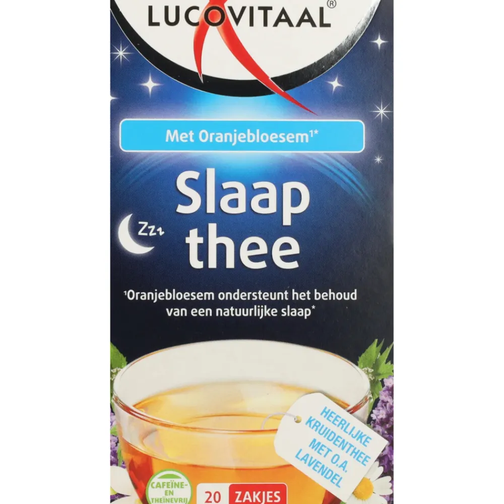 Thee<Lucovitaal 2x Slaap Thee Vegan 20 stuks