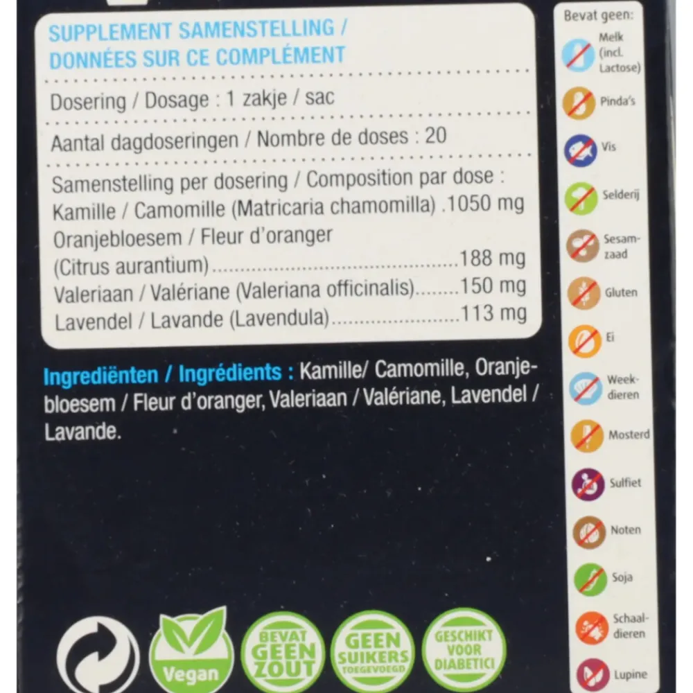 Thee<Lucovitaal 2x Slaap Thee Vegan 20 stuks