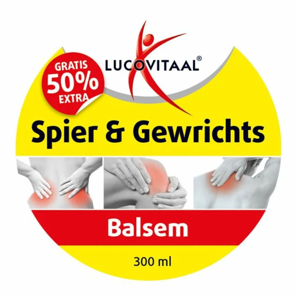 Gewrichten & Spieren<Lucovitaal 2x Spier & Gewrichtsbalsem 50% Extra 300 ml