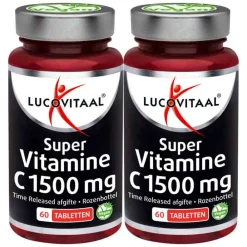 New 2x Super Vitamine C1500 Time Released 60 tabletten Vitaminen