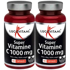 Sale 2x Super Vitamine C 1000mg Vegan 60 Capsules Vitaminen